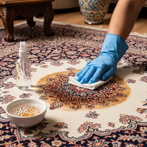 راهنمایی جامع برای سوال چگونه لکه چای را از فرش پاک کنم؟ با قالیشویی آرمین